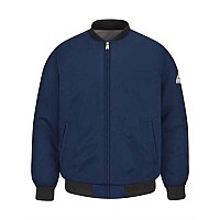 Bulwark Flame Resistant Team Jacket Navy Lt