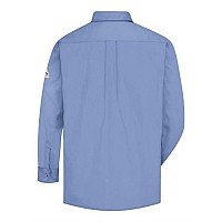 Bulwark Excel Fr Dress Shirt Long Sizes Light Blue Lt