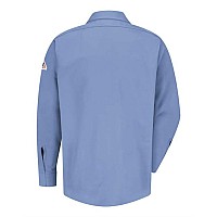 Bulwark Concealedgripper Pocketless Work Shirt Light Blue M