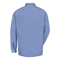 Bulwark Work Shirt Excel Fr Comfortouch Long Sizes Light Blue Lt