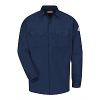 Bulwark Work Shirt Excel Fr Comfortouch Navy M