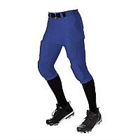 Alleson Athletic Youth No Fly Football Pants With Slotted Waist Royal Xs