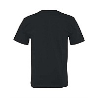 Bayside Usamade Short Sleeve Tshirt With A Pocket Black S