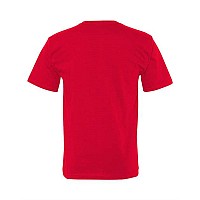 Bayside Usamade Short Sleeve Tshirt With A Pocket Red M