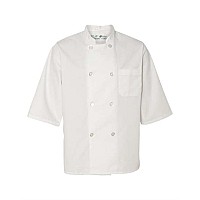 Chef Designs Half Sleeve Chef Coat White L