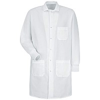 Red Kap Unisex Adult Specialized Cuffed With 3 Front Pockets Medical Lab Coat White Small Us