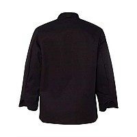 Chef Designs Black Traditional Chef Coat Black Xs