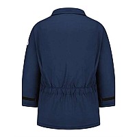 Bulwark Deluxe Parka Excel Fr Comfortouch Long Sizes Navy Lt