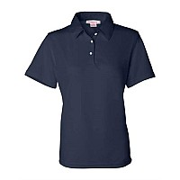 Featherlite Womens Moisture Free Mesh Sport Shirt Navy L