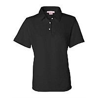 Featherlite Womens Moisture Free Mesh Sport Shirt Black S