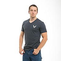 Military Vneck Tee Air Force Navy S