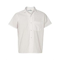 Chef Designs Poplin Cook Shirt With Gripper Closures White L