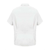 Red Kap Zipfront Smock White L