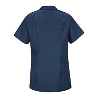 Red Kap Womens Zip Front Smock Navy S