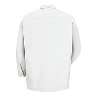 Red Kap Industrial Long Sleeve Work Shirt White S