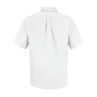 Red Kap Poplin Short Sleeve Dress Shirt White M