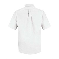 Red Kap Poplin Short Sleeve Dress Shirt Long Sizes White Xlt