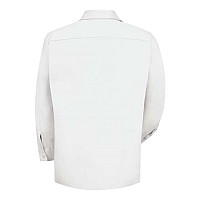 Red Kap Long Sleeve Uniform Shirt Long Size White L