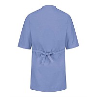 Red Kap Collarless Butcher Wrap Light Blue S