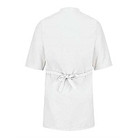 Red Kap Collarless Butcher Wrap White L