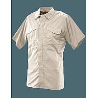 Ultralight Uniform Shirt Short Sleeve Khaki Mens Poly Cotton S