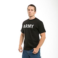 Classic Military Ts Army Text Blk M