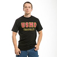 Classic Military Ts Usmc Black Xl