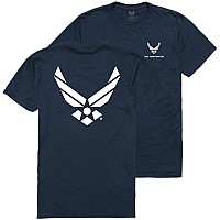 Classic Military Ts Aforce Wing Nvy M