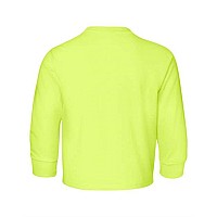 Jerzees Dripower Youth Long Sleeve 5050 Tshirt Safety Green S