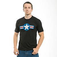 30 Single Tee Us Airforce 4 Black M