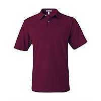 Jerzees Spotshield 5050 Sport Shirt With Pocket Maroon S