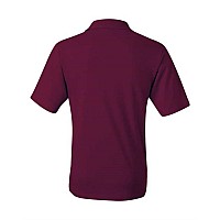 Jerzees Spotshield 5050 Sport Shirt With Pocket Maroon S