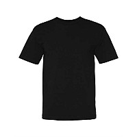 Bayside Usamade 100 Cotton Short Sleeve Tshirt Black S