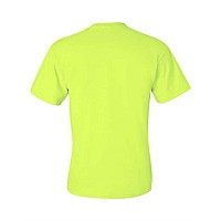 Gildan Ultra Cotton Pocket Tshirt Safety Green M