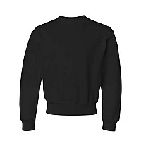 Jerzees Nublend Youth Crewneck Sweatshirt Black S