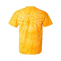 Dyenomite Cyclone Pinwheel Tiedyed Tshirt Gold M