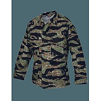 Bdu Coat Vietnam Tiger Stripe Mens Cotton Xsr