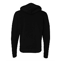 Bella Canvas Unisex Sponge Fleece Fullzip Hoodie Black S