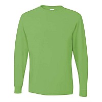 Jerzees Dripower Long Sleeve 5050 Tshirt Kiwi Xl