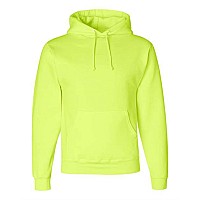 Jerzees Super Sweats Nublend Hooded Sweatshirt Safety Green L