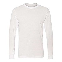 Jerzees Dripower Performance Long Sleeve Tshirt White S