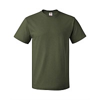 Fruit Of The Loom Hd Cotton Short Sleeve Tshirt Military Green M