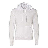 Bella Canvas Unisex Sponge Fleece Hoodie White M