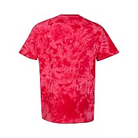 Dyenomite Crystal Tiedyed Tshirt Red L