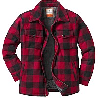 Legendary Whitetails Mens Standard Outdoorsman Jacket Buffalo Plaid Small