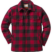 Legendary Whitetails Mens Standard Outdoorsman Jacket Buffalo Plaid Small