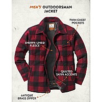 Legendary Whitetails Mens Standard Outdoorsman Jacket Buffalo Plaid Small