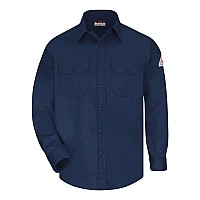 Bulwark Uniform Shirt Long Sizes Navy L