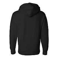 Independent Trading Co Heavyweight Hooded Sweatshirt Black Xs