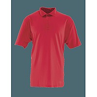 Performance Polo Short Sleeve Range Red Mens Polyester L